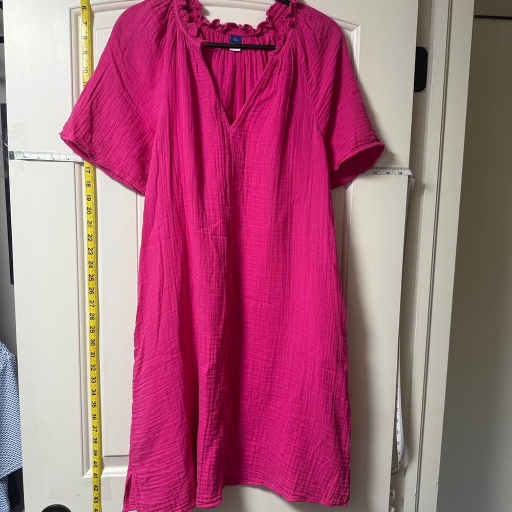 Old Navy Bright Pink Tunic Dress